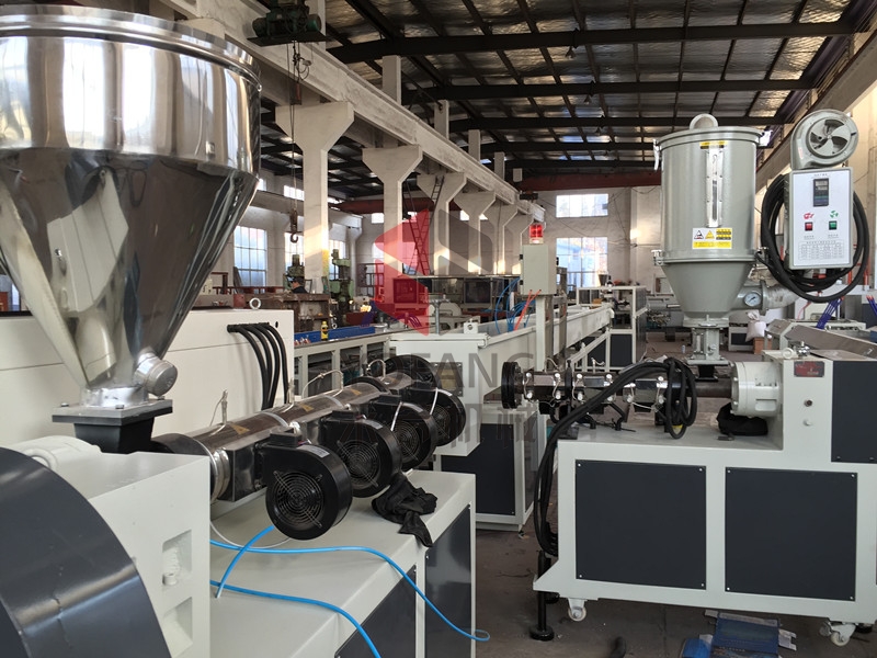 Plastic foam frame profile production line