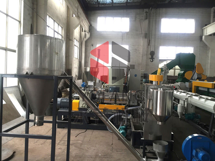 PE Thin film double order water ring granulation production line -- export Afric